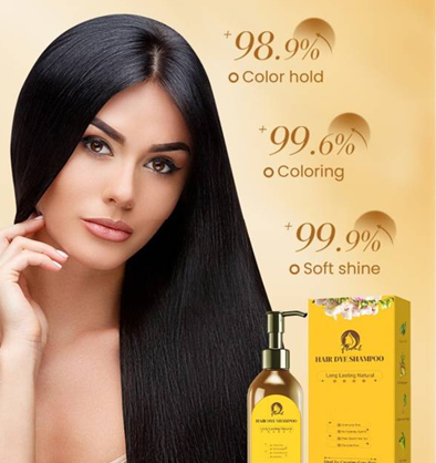 Long Lasting Natural Hair Dye Shampoo 100ML 🔥 Buy 1 Get 1 Free🔥 ⭐⭐⭐⭐⭐(4.9/5) (10000+ Verified Reviews)