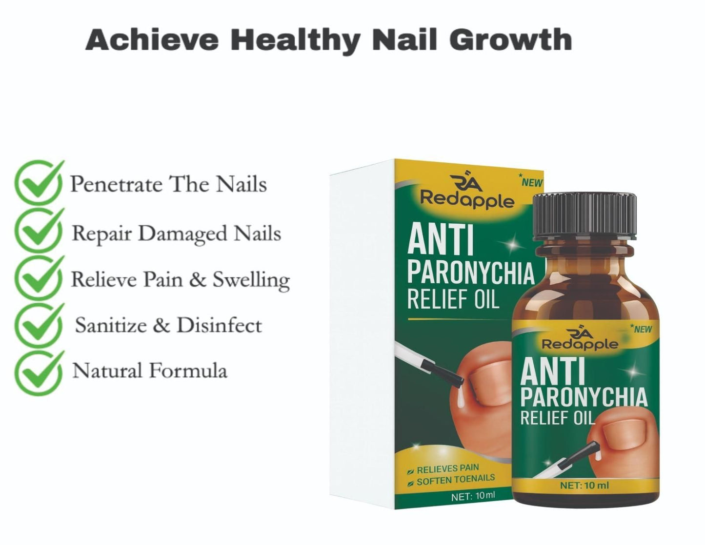 Anti Paronychia Relief Oil 10 ml Buy 1 Get 1 Free ⭐⭐⭐⭐⭐(4.9/5) (10000+ Verified Reviews)