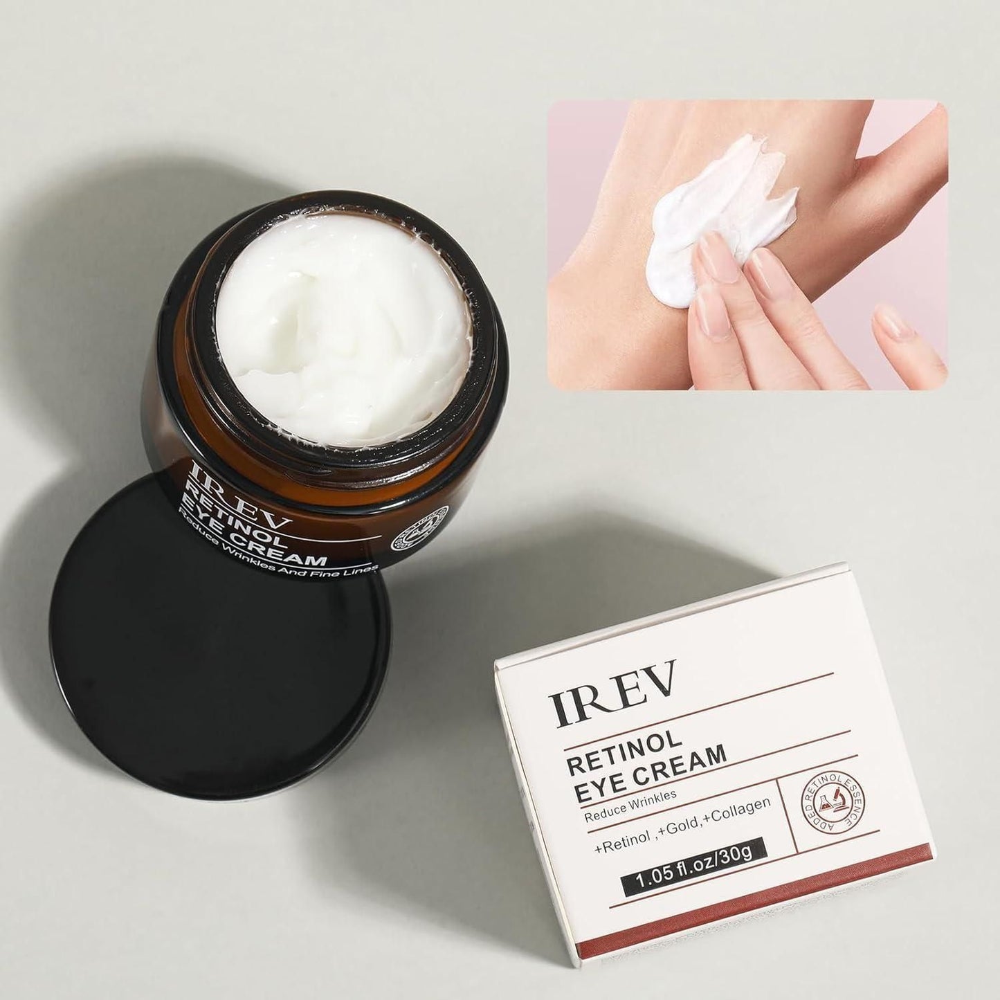 IREV- Retinol Eye Cream 30 ml Each (Pack of 2)⭐⭐⭐⭐⭐(4.9/5) (10000+ Verified Reviews)