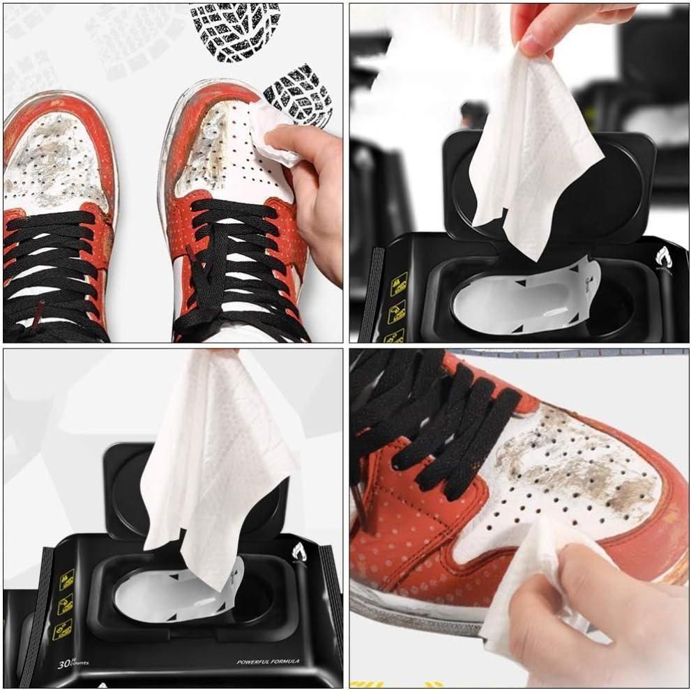 Natural Sneaker & Shoe Cleaner Wipes - 1 Packs of 80 ⭐⭐⭐⭐⭐(4.9/5) (10000+ Verified Reviews)