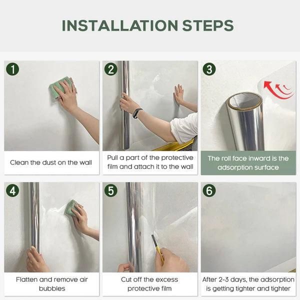 Self- Adhesive Transparent Electrostatic Wall Protection Film 🔥Buy 1 Get 1 Free🔥⭐⭐⭐⭐⭐(4.9/5) (10000+ Verified Reviews)