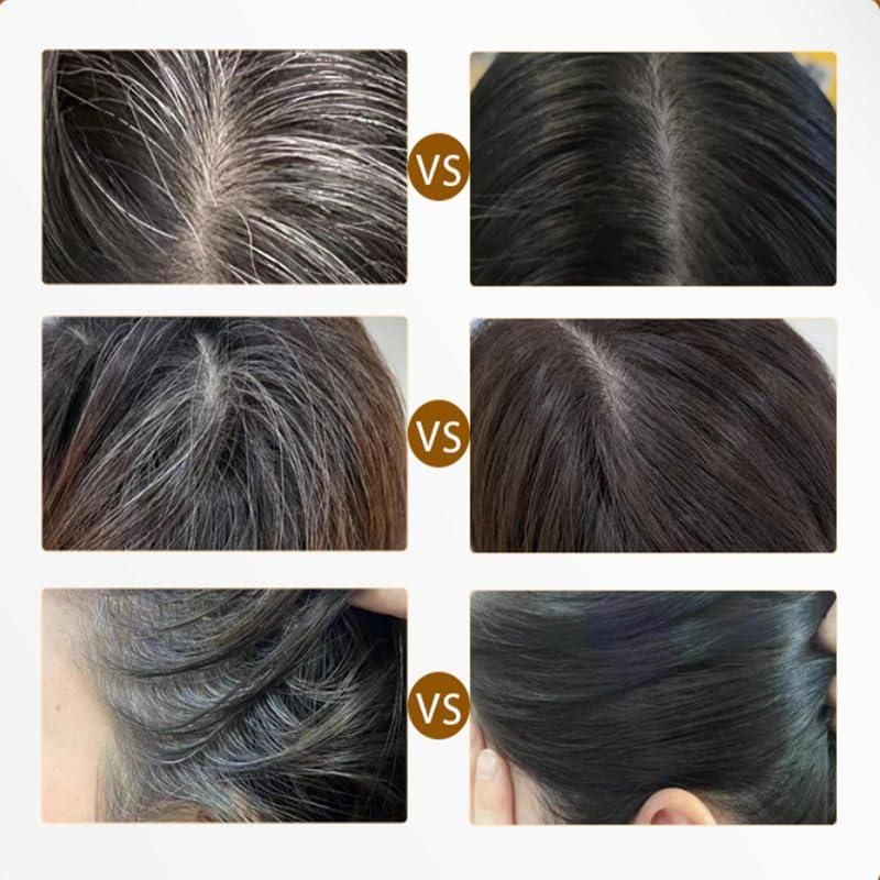 Covering White Hair is Simple and Convenient - Black hair instantly