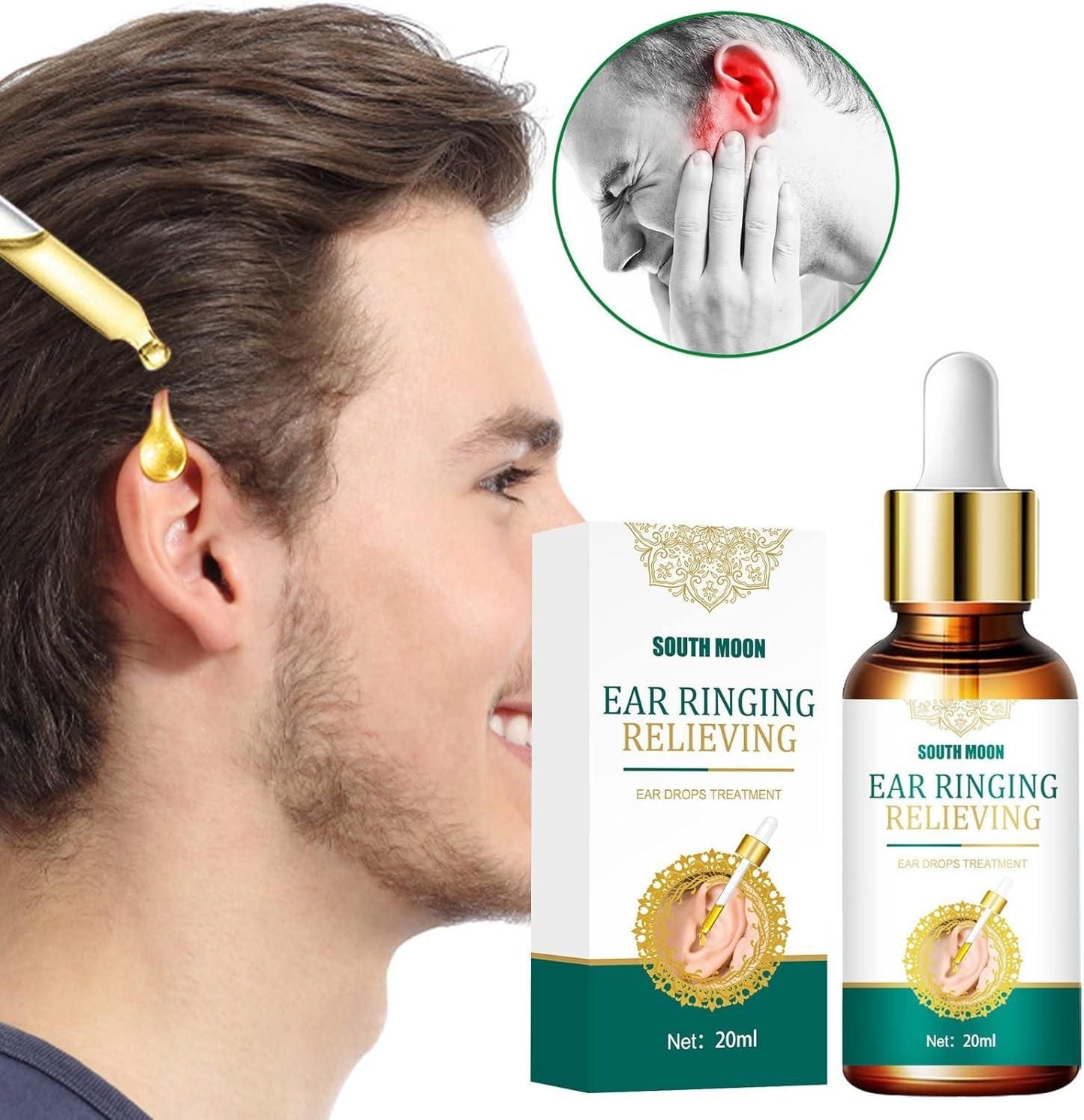 Ear Ringing Relieving Drops for Ear Hearing Care ⭐⭐⭐⭐⭐(4.9/5) (10000+ Verified Reviews)