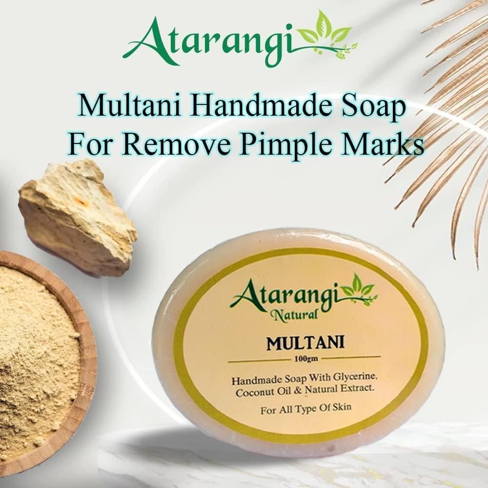 Multani Mitti Handmade Soap For Remove Pimple Marks (Buy 2 Get 2 Free) ⭐⭐⭐⭐⭐(4.9/5) (10000+ Verified Reviews)