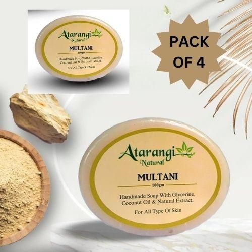 Multani Mitti Handmade Soap For Remove Pimple Marks (Buy 2 Get 2 Free) ⭐⭐⭐⭐⭐(4.9/5) (10000+ Verified Reviews)