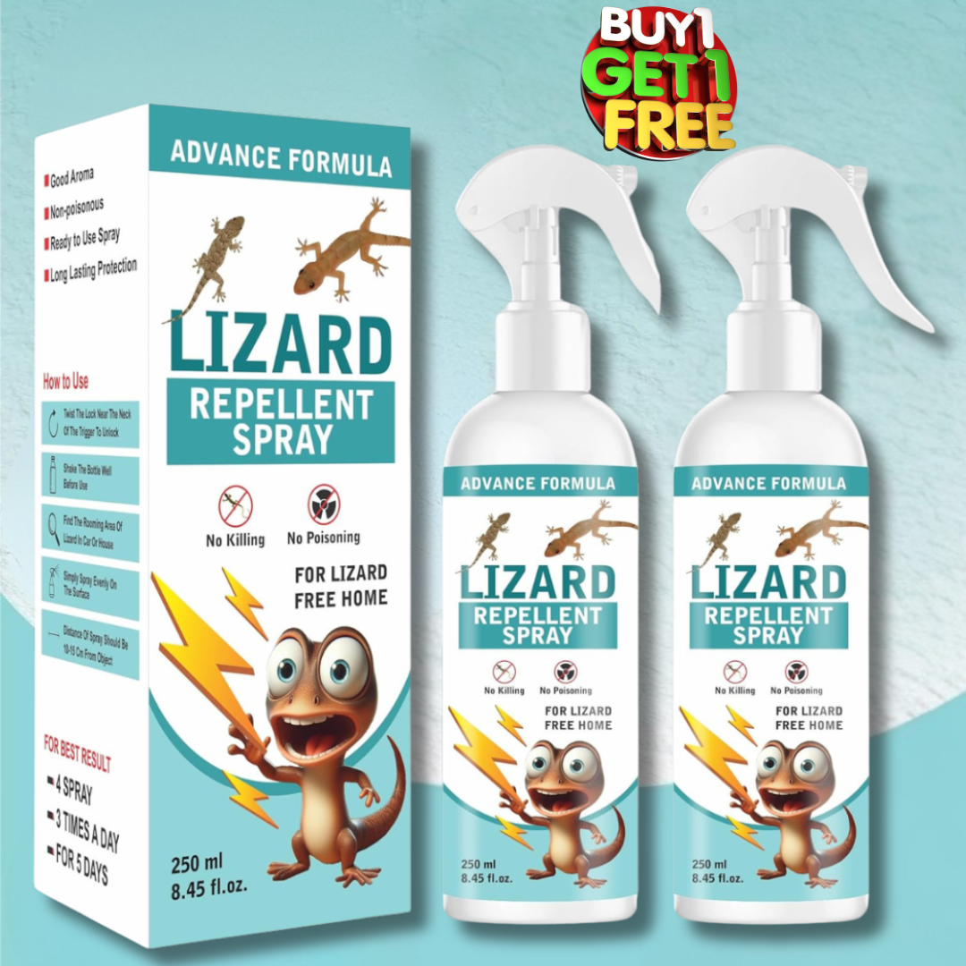 Lizard Repellent for Home 250ML (BUY 1 GET 1 Free)⭐⭐⭐⭐⭐(4.9/5) (10000+ Verified Reviews)