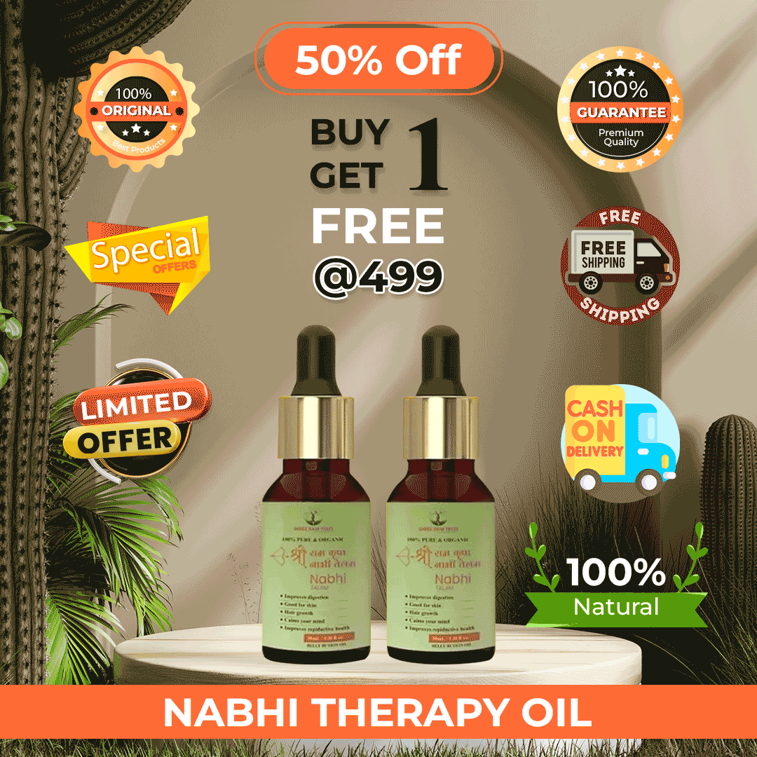Nabhi Therapy Oil (Buy 1 Get 1 Free)⭐⭐⭐⭐⭐(4.9/5) (10000+ Verified Reviews)