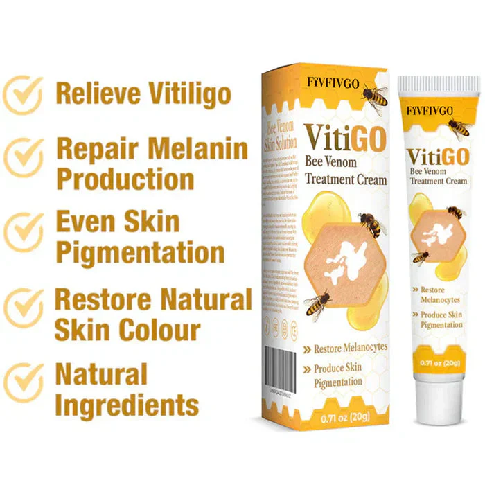 Bee Venom VitiGO Correcting Cream ⭐⭐⭐⭐⭐(4.9/5) (10000+ Verified Reviews)