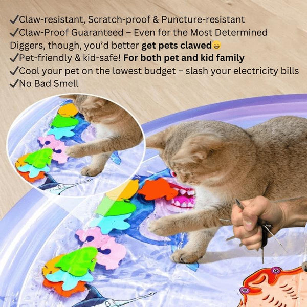 Pet Water Sensory Play Mat ⭐⭐⭐⭐⭐(4.9/5) (10000+ Verified Reviews)