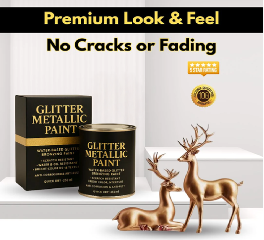 Water-based Glitter Bronzing Paint metallic paint 100g ⭐⭐⭐⭐⭐(4.9/5) (10000+ Verified Reviews)