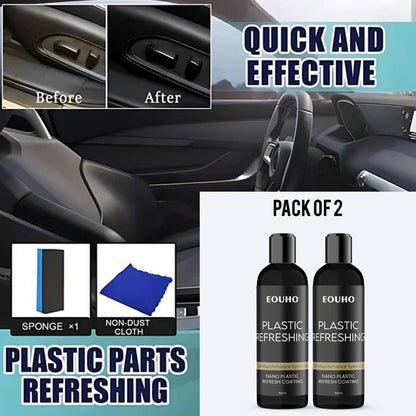 OUHOE Plastic Revitalizing Coating Agent (🔥Buy 1 Get 1 Free🔥)(⭐⭐⭐⭐⭐ (4.9/5) RATED BY 10,000+ CUSTOMERS)