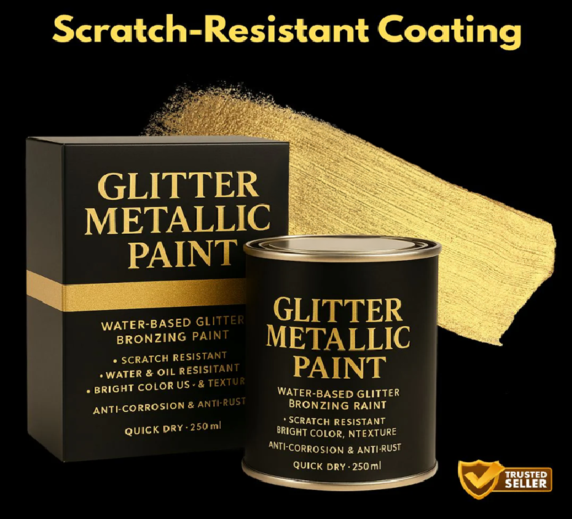 Water-based Glitter Bronzing Paint metallic paint 100g ⭐⭐⭐⭐⭐(4.9/5) (10000+ Verified Reviews)