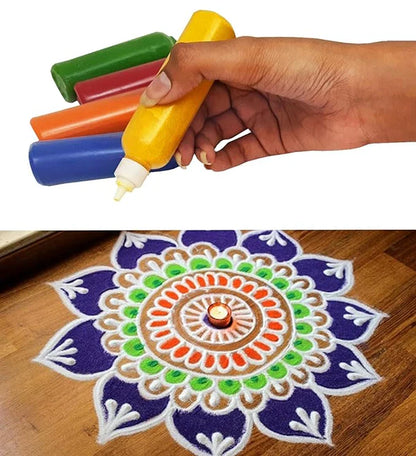 Rangoli Making Kit Includes Magic Tool (4 inch) Random Design (⭐⭐⭐⭐⭐ (4.9/5) RATED BY 10,000+ CUSTOMERS)