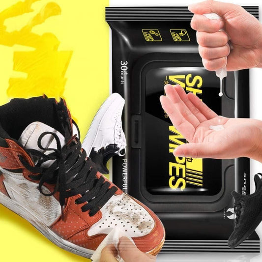 Natural Sneaker & Shoe Cleaner Wipes - 1 Packs of 80 ⭐⭐⭐⭐⭐(4.9/5) (10000+ Verified Reviews)