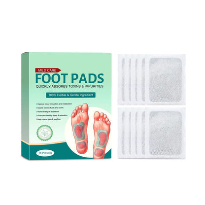 100% Herbal & Gentle Ingredient Detox Foot Pads (10 Patches)
