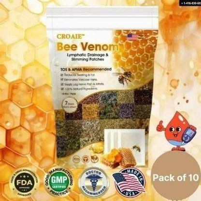 Bee Venom Lymphatic Daiamage & Sliming Patches ⭐⭐⭐⭐⭐(4.9/5) (10000+ Verified Reviews)