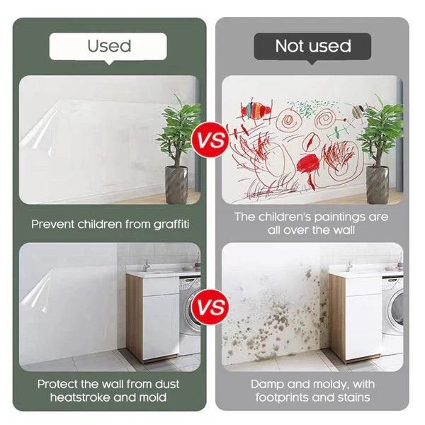 Self- Adhesive Transparent Electrostatic Wall Protection Film 🔥Buy 1 Get 1 Free🔥⭐⭐⭐⭐⭐(4.9/5) (10000+ Verified Reviews)