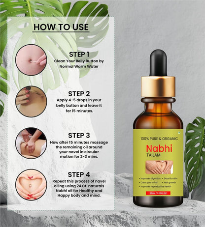 Nabhi Therapy Oil (Buy 1 Get 1 Free)⭐⭐⭐⭐⭐(4.9/5) (10000+ Verified Reviews)