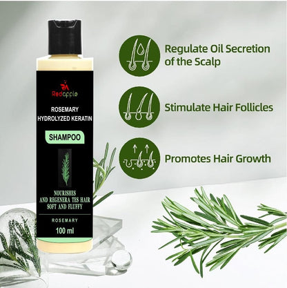 Rosemary Hydrolyzed Keratin Shampoo 200 ml (🔥Buy 1 Get 1 Free🔥)(⭐⭐⭐⭐⭐ (4.9/5) RATED BY 10,000+ CUSTOMERS)
