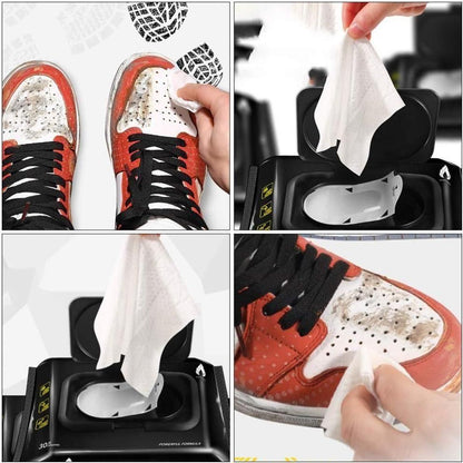 Natural Sneaker & Shoe Cleaner Wipes - 1 Packs of 80 ⭐⭐⭐⭐⭐(4.9/5) (10000+ Verified Reviews)