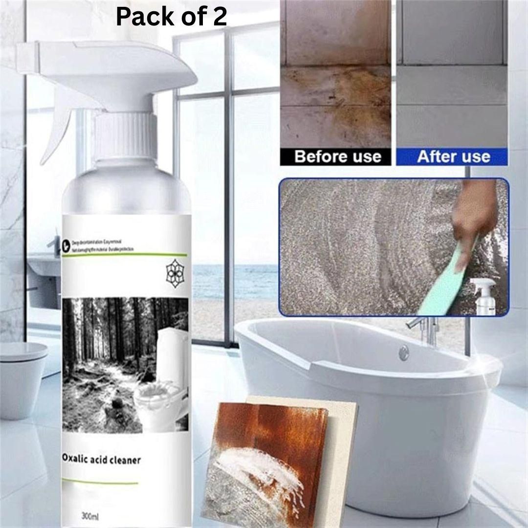 Multi-Purpose Oxalic Acid Stain Removal Spray 300ML (Pack of 2)⭐⭐⭐⭐⭐(4.9/5) (10000+ Verified Reviews)