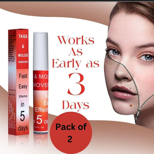 Advanced Skin Tag & Mole Remover - Professional Strength Treatment (Buy 1 Get 1 Free)