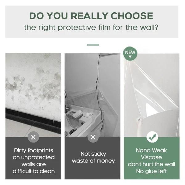 Self- Adhesive Transparent Electrostatic Wall Protection Film 🔥Buy 1 Get 1 Free🔥⭐⭐⭐⭐⭐(4.9/5) (10000+ Verified Reviews)