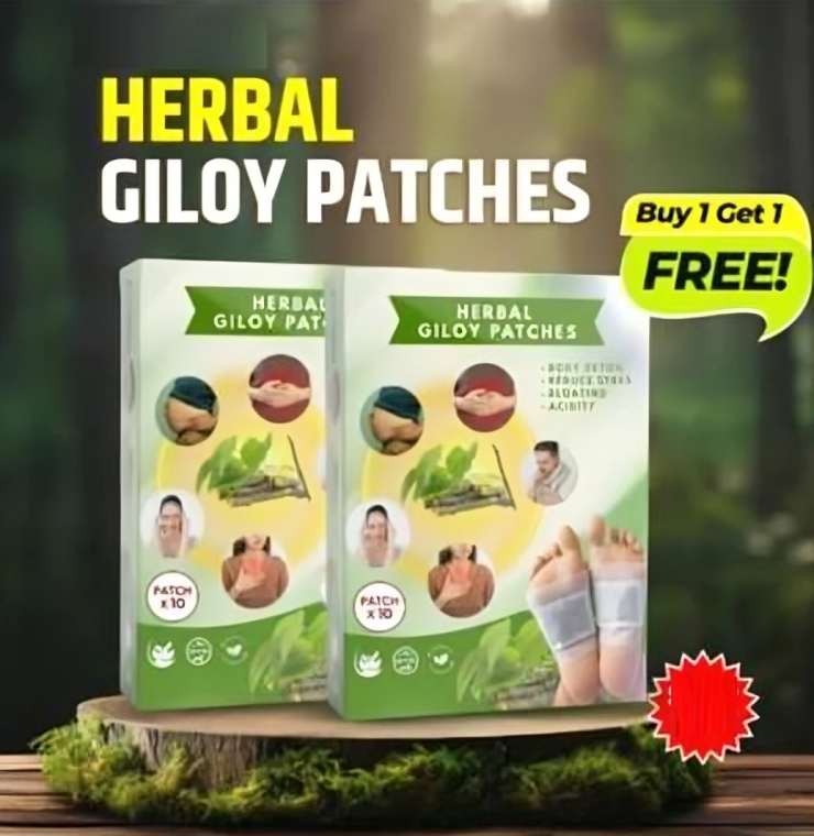 Herbal Giloy Patches 20pcs (Buy 🔥1 Get 1 Free🔥)⭐⭐⭐⭐⭐(4.9 Verified Reviews)