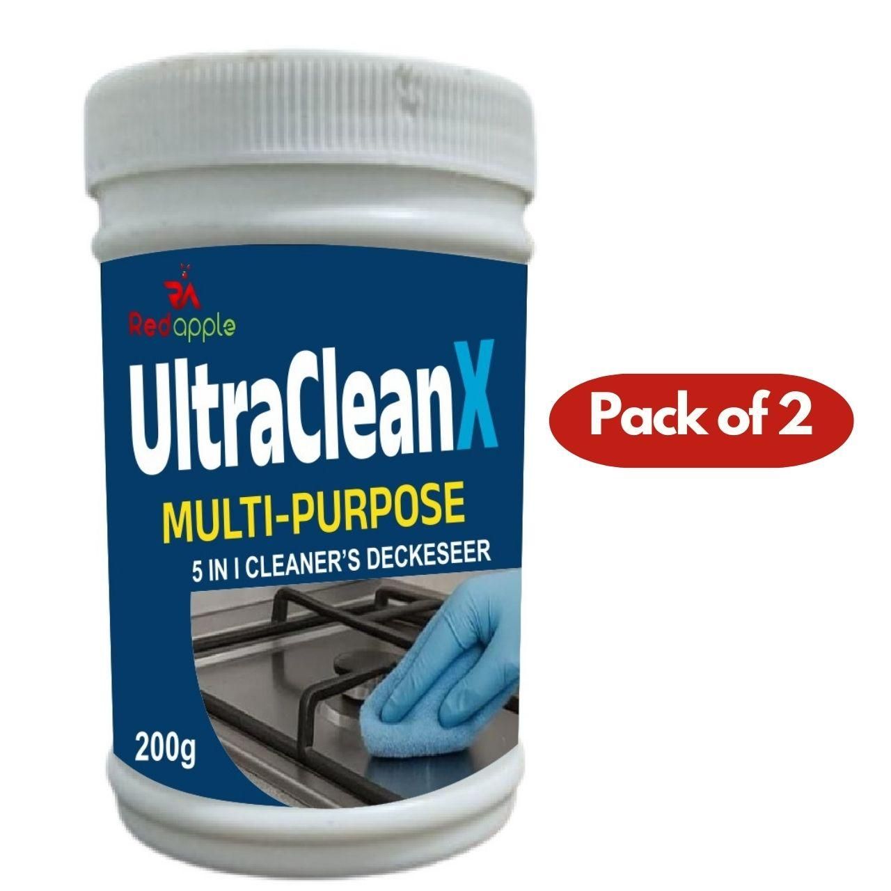 Ultra Clean X 400 gm Pack of 2 (🔥Buy 1 Get 1 Free🔥)(⭐⭐⭐⭐⭐ (4.9/5) RATED BY 10,000+ CUSTOMERS)