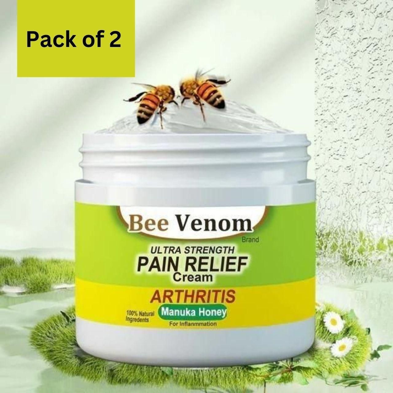 Bee Venom Ultra Strength Pain Relief Cream (BUY 1 GET 1 FREE) ⭐⭐⭐⭐⭐(4.9/5) (10000+ Verified Reviews)