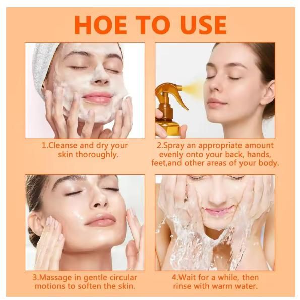 Exfoliating Kojic Acid Turmeric Spray 400 ml (Buy 🔥1 Get 1 Free 🔥)⭐⭐⭐⭐⭐(4.9 Verified Reviews)