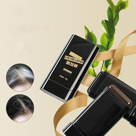 Covering White Hair is Simple and Convenient  - Black hair instantly