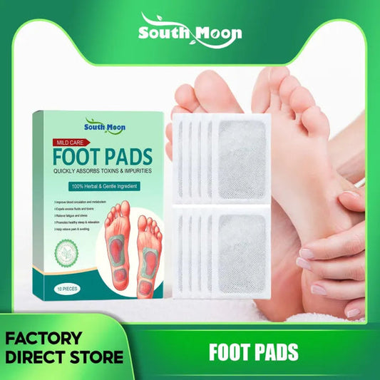 100% Herbal & Gentle Ingredient Detox Foot Pads (10 Patches)