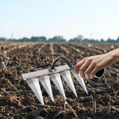5 Teeth Carbon Steel Garden Weeding ⭐⭐⭐⭐⭐(4.9/5) (10000+ Verified Reviews)