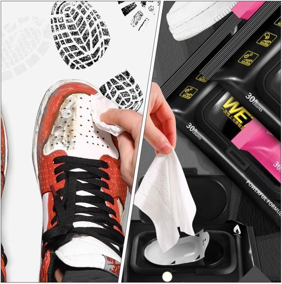 Natural Sneaker & Shoe Cleaner Wipes - 1 Packs of 80 ⭐⭐⭐⭐⭐(4.9/5) (10000+ Verified Reviews)