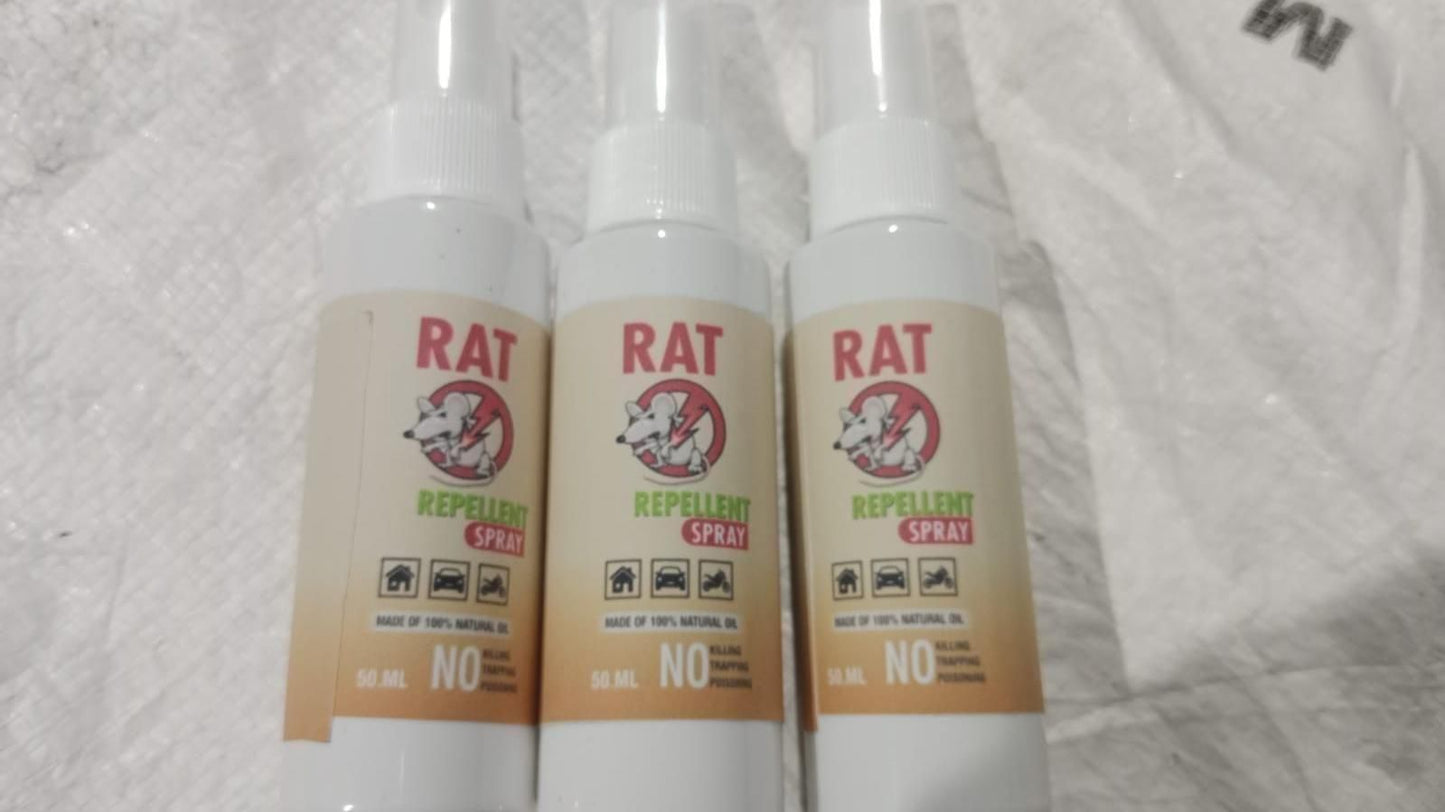 Rat Repellent Spreay 50ML (🔥Buy 1 Get 1 Free🔥)⭐⭐⭐⭐⭐(4.9/5) (10000+ Verified Reviews)