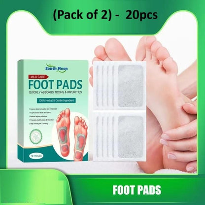 100% Herbal & Gentle Ingredient Detox Foot Pads (Buy 🔥1 Get 1 Free 🔥)