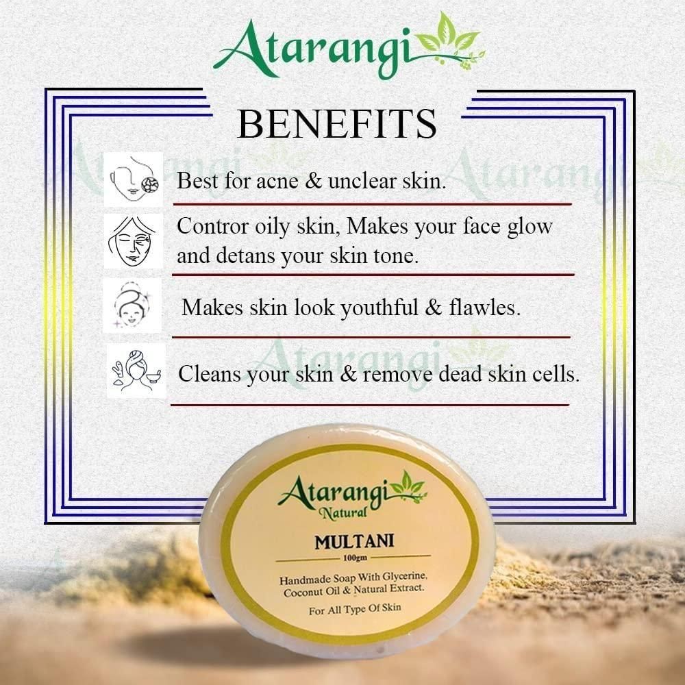 Multani Mitti Handmade Soap For Remove Pimple Marks (Buy 2 Get 2 Free) ⭐⭐⭐⭐⭐(4.9/5) (10000+ Verified Reviews)