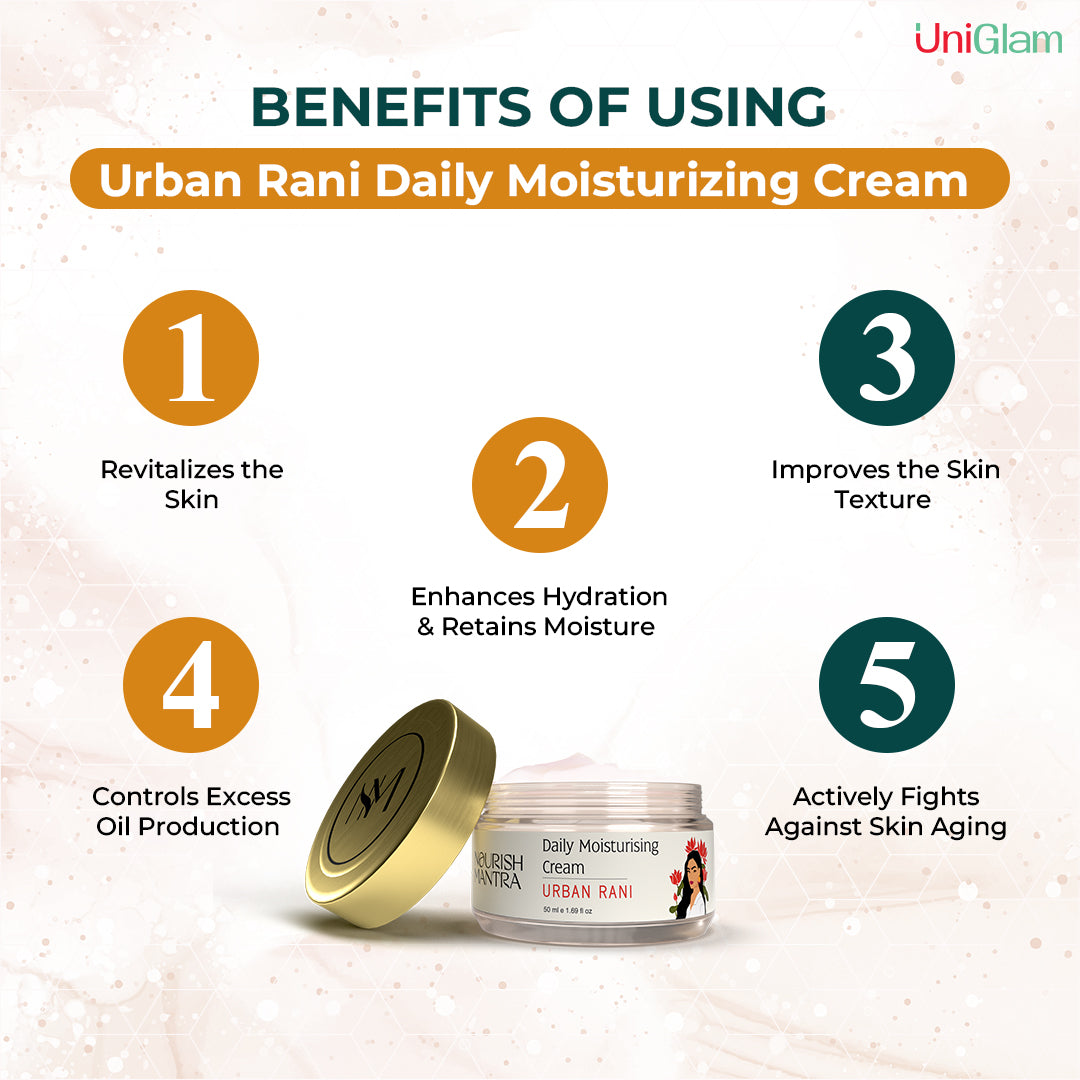 Urban Rani Daily Moisturizing Cream Buy 1 Get 1 Free ⭐⭐⭐⭐⭐(4.9/5) (10000+ Verified Reviews)