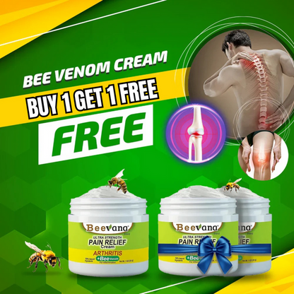 Bee Venom Ultra Strength Pain Relief Cream (BUY 1 GET 1 FREE) ⭐⭐⭐⭐⭐(4.9/5) (10000+ Verified Reviews)