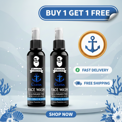 Ocean Face Wash 100 ML (Buy 🔥1 Get 1 Free 🔥)⭐⭐⭐⭐⭐(4.9 Verified Reviews)
