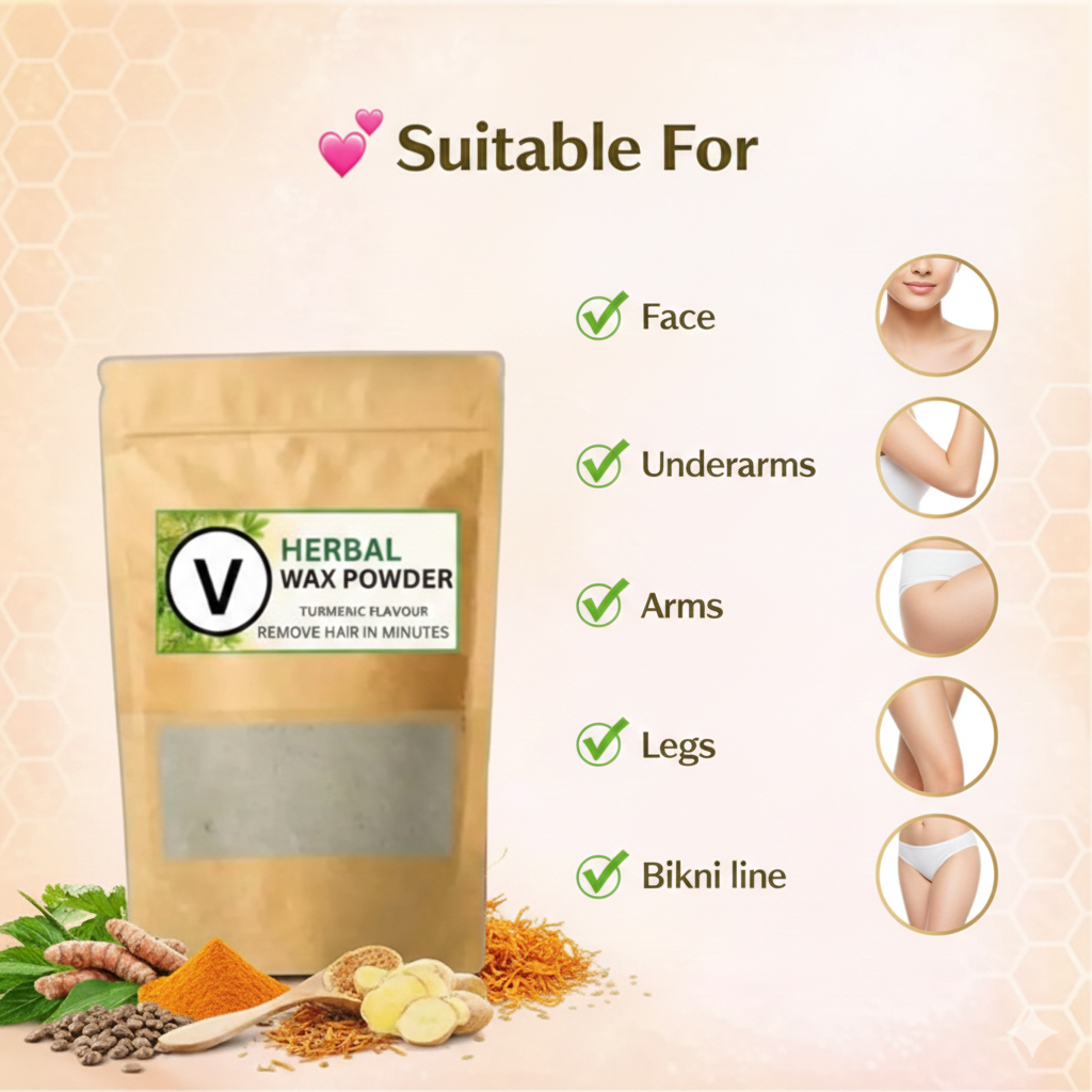 Herbal Wax Powder 50 gm (Buy 🔥1 Get 1 Free 🔥)⭐⭐⭐⭐⭐(4.9 Verified Reviews)