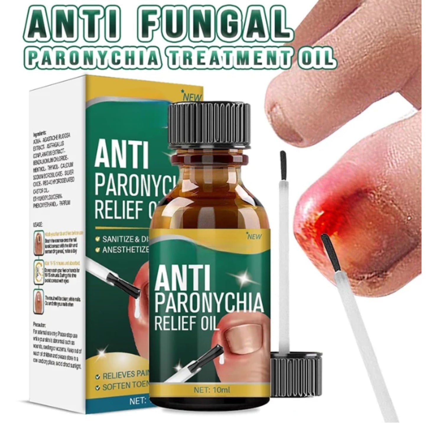 Anti Paronychia Relief Oil 10 ml Buy 1 Get 1 Free ⭐⭐⭐⭐⭐(4.9/5) (10000+ Verified Reviews)