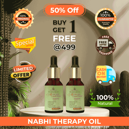 Nabhi Therapy Oil (Buy 1 Get 1 Free)⭐⭐⭐⭐⭐(4.9/5) (10000+ Verified Reviews)